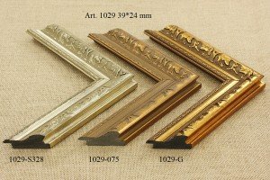 Rėmelio profilis 1029-S328 , 1029-075 , 1029-G: tamsiai auksinis, bronzinis ir natūralios medienos, 3 spalvų variantai