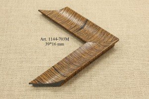 Rėmelio profilis 1144-703M: šviesiai rudas, plotis 39 mm