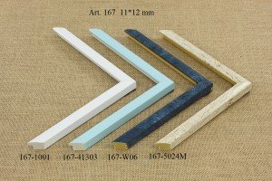 Rėmelio profilis 167-1001 , 167-41303 , 167-W06 , 167-5024M: kreminis, tamsiai pilkas ir šviesiai pilkas, 4 spalvų variantai