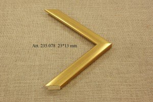 Rėmelio profilis 235 078: auksinis, plotis 23 mm