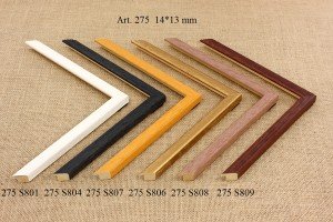 Rėmelio profilis 275 S801 S804 S807 S806 S808 S809: plotis 14 mm