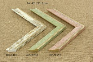 Rėmelio profilis 405-A101 , 405-W553 , 405-W552: natūralios medienos, 3 spalvų variantai