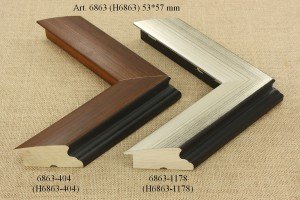 Rėmelio profilis 6863-404 (H6863-404) , 6863-1178 (H6863-1178): kreminis, 2 spalvų variantai