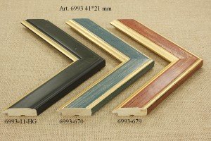 Rėmelio profilis 6993-11-HG 6993-670 6993-679: natūralios medienos, sidabrinis ir tamsiai pilkas, 3 spalvų variantai